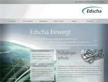 Tablet Screenshot of edscha.com